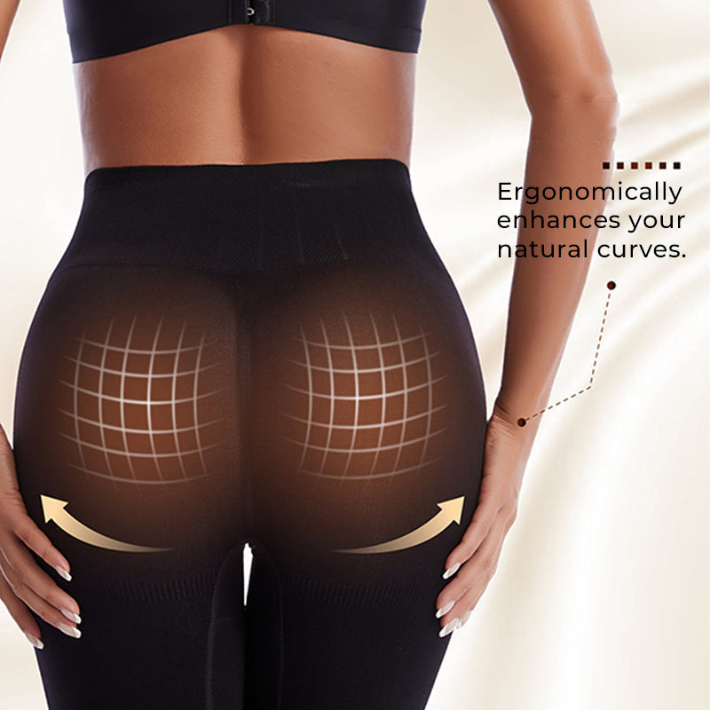 Seamless High-Waisted Lifting Shapewear Shorts