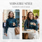 Women's Elegant Floral Mesh Top