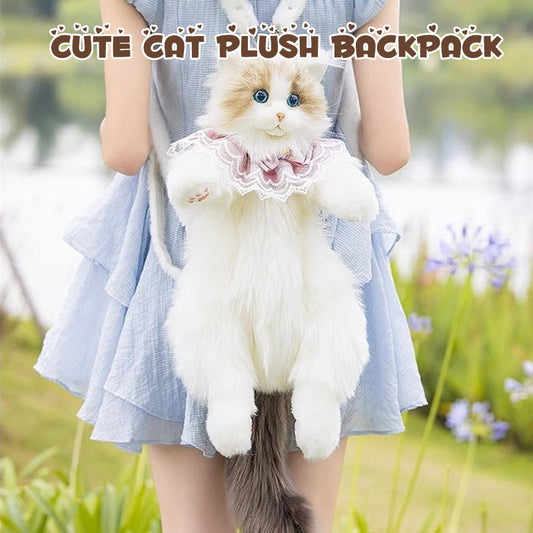 👚 50% OFF HOT SALE! ✨Cute Cat Plush Backpack