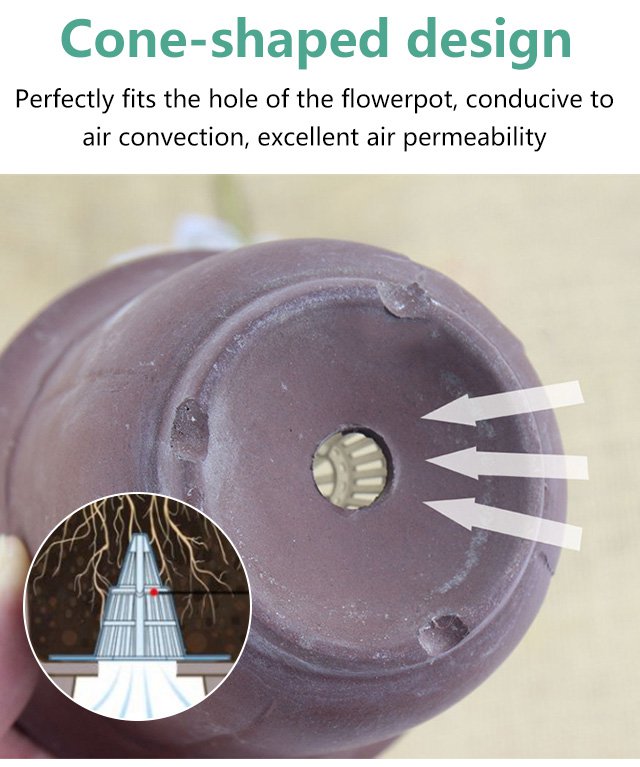 Planter Drainage Device Anti-Rot Root