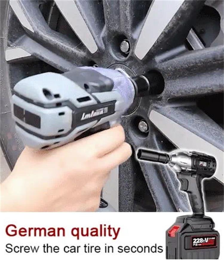 🔧40% OFF!⚡Cordless Brushless Impact Wrench 1/2 Inch, High Torque, 2x Battery Fast Charger🛠️