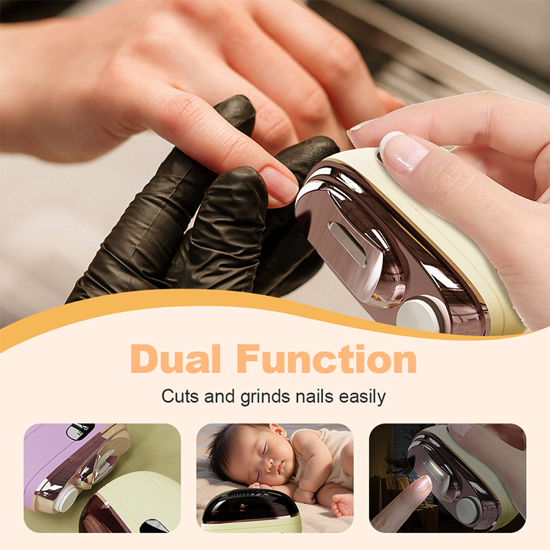 🔥LIMITED TIME 50% OFF🔥TrimPro™ 2-in-1 Smart Electric Nail Trimmer & Polisher for All Ages 👨‍👩‍👧‍👦 💅
