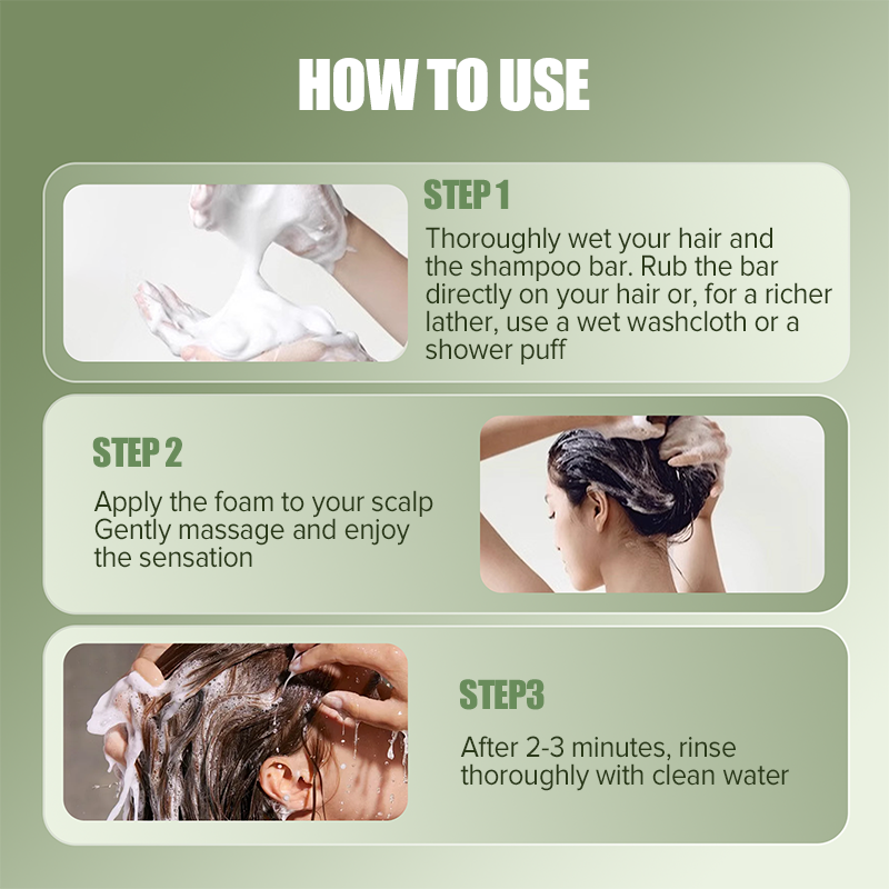 🔥Last day special, 50% off🔥Natural Shampoo Bar For Strengthening Hair