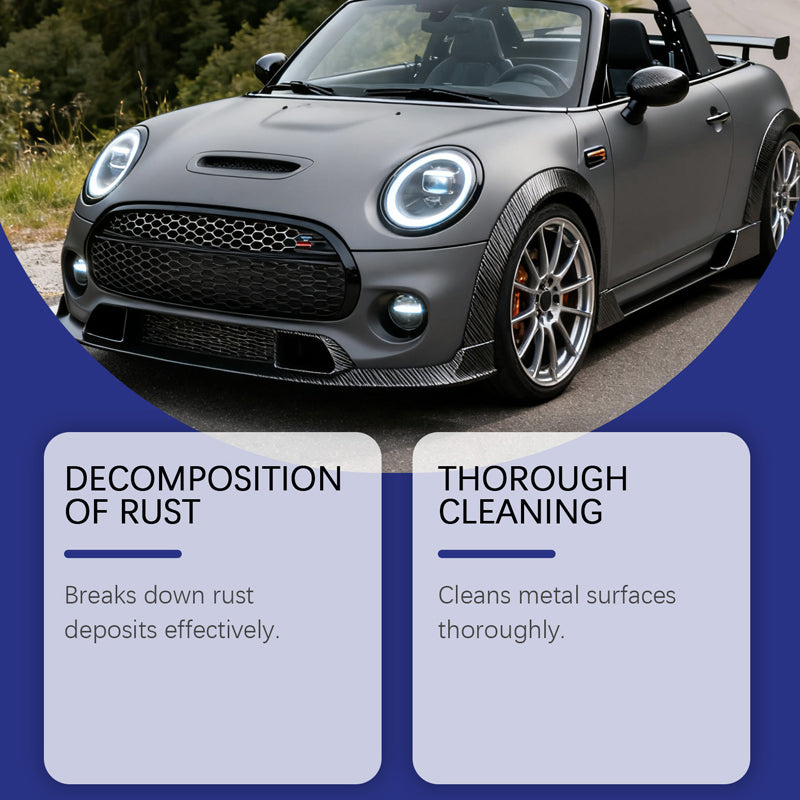 🔥All-in-One Powerful Rust Remover Spray For Cars🚗Works on Bumpers, Exhausts & Trim, Effortless Rust Removal in Minutes