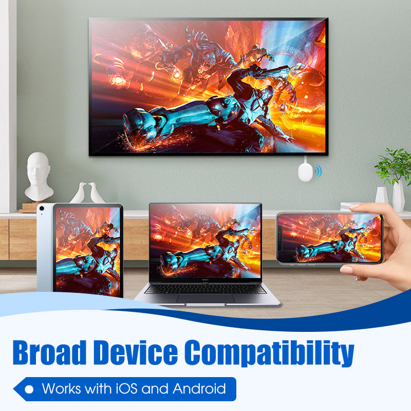 Wireless HDMI Display Dongle Adapter for Screen Mirroring