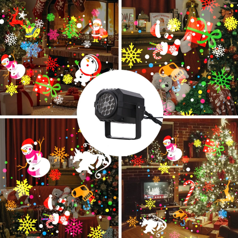 🎁Christmas Hot Sale 50% OFF🎅Rotating LED Christmas Pattern Projector Light