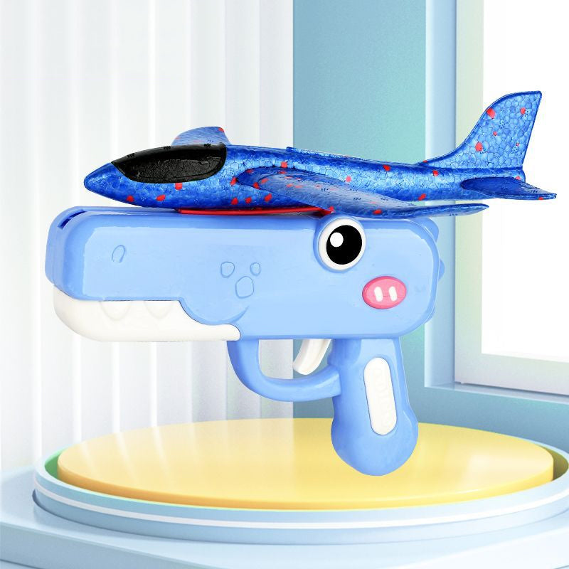 Dinosaur Airplane Launcher Toy for Kids