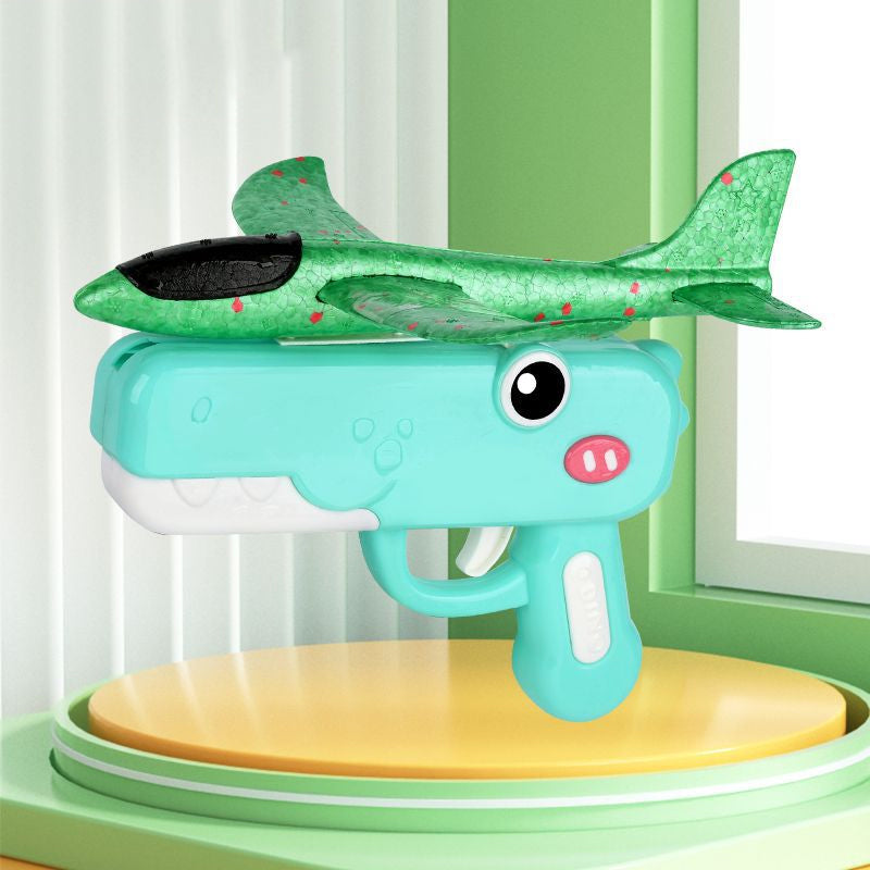 Dinosaur Airplane Launcher Toy for Kids
