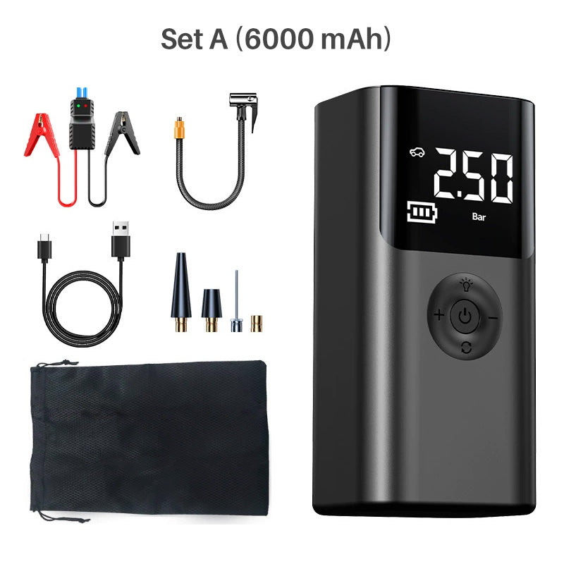 Multifunctional Car Jump Starter & Tire Inflator