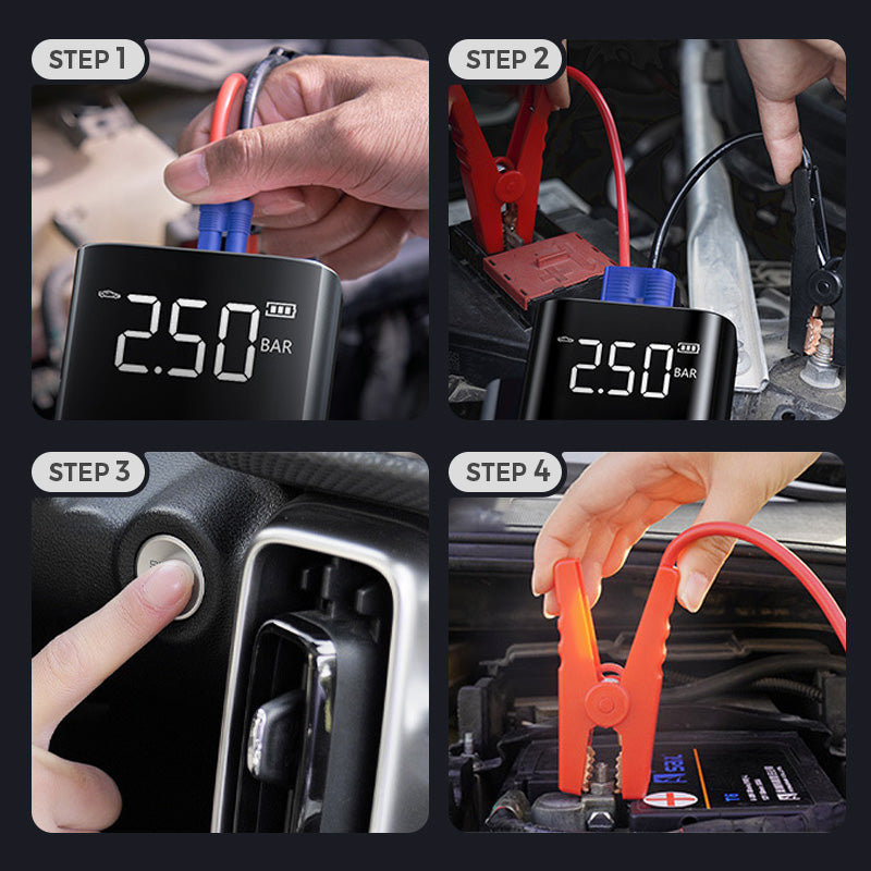 Multifunctional Car Jump Starter & Tire Inflator