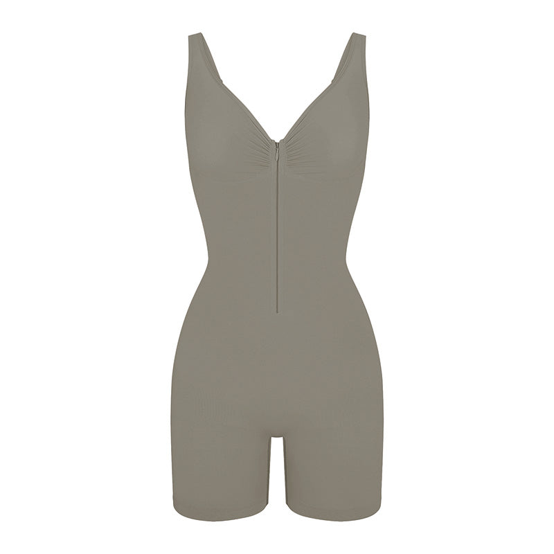 Women's Front Zipper Seamless Tummy Control Shapewear