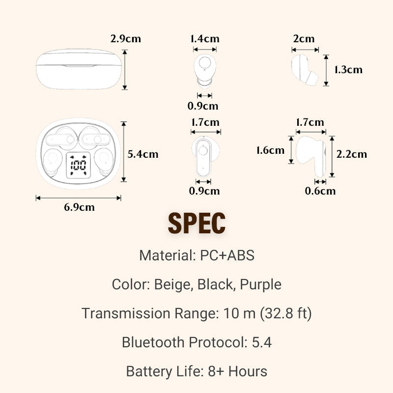 🔥LAST DAY SALE - 49% OFF🎁Dual-Pair Wireless Bluetooth Headset with LED Charging Case