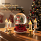 🎅🎁Christmas gifts 🎉Christmas Crystal Snow Globe with LED Light