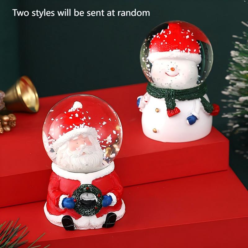 🎅🎁Christmas gifts 🎉Christmas Crystal Snow Globe with LED Light