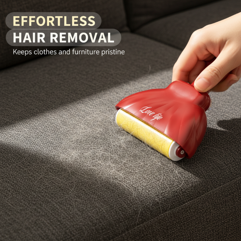 Portable Reusable Lint Roller for Hair Removal