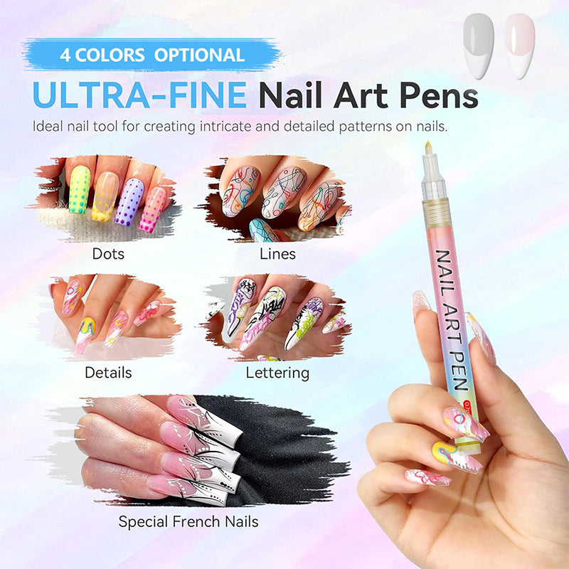 12-Color Professional Nail Art Pen Set