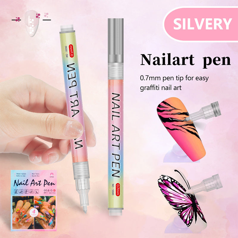 12-Color Professional Nail Art Pen Set