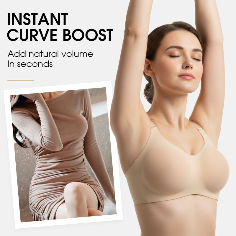 2-in-1 Silicone Breast Form Pocket Bra