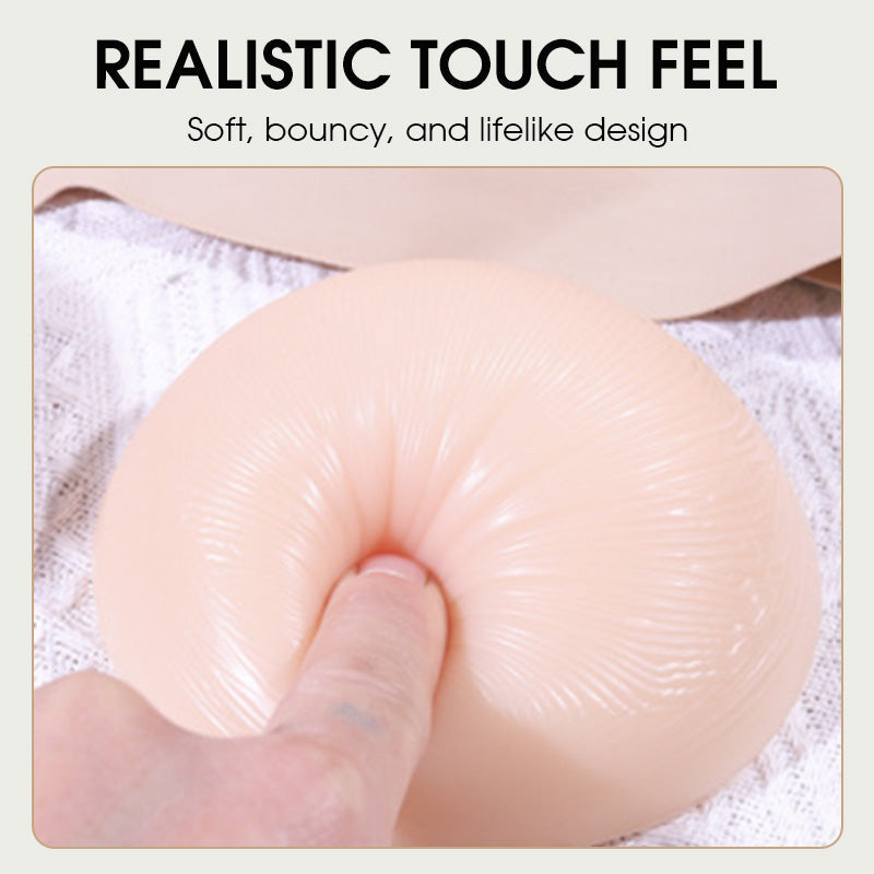 2-in-1 Silicone Breast Form Pocket Bra