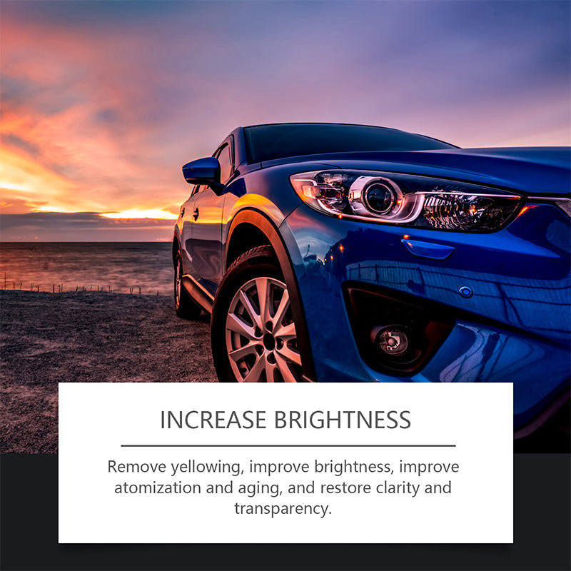 🚘 Automotive Headlamp Restoration Fluid, blurring enhanced crystalline coating refurbisher