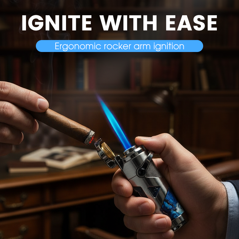 Windproof & Multifunctional Portable Cigar Lighter