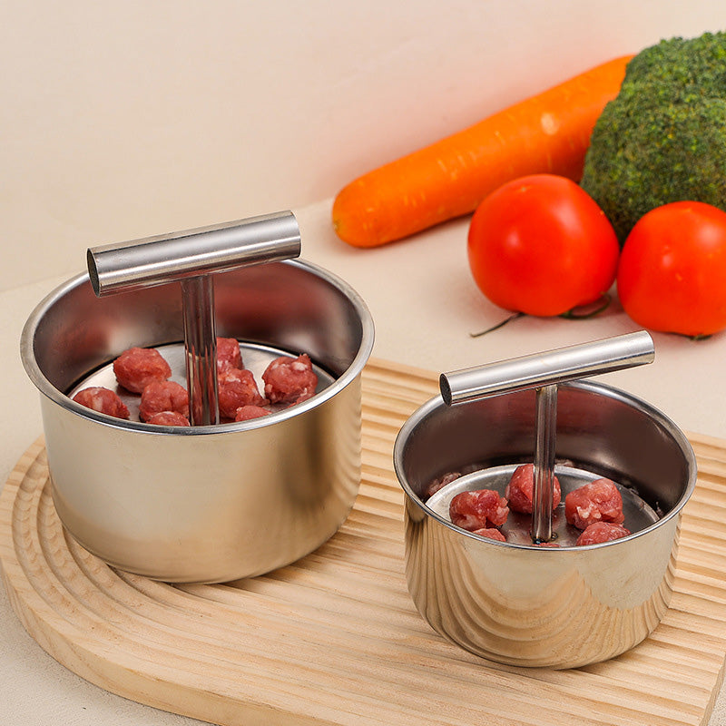 🍖 Kitchen Stainless Steel Meatball Mould |Professional Grade Tool for Effortless & Uniform Cooking