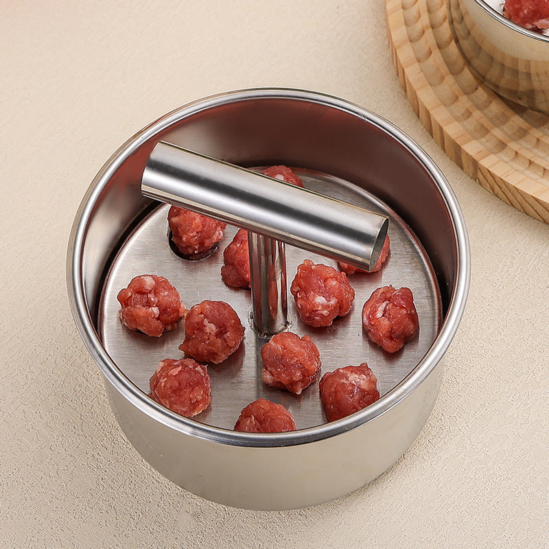🍖 Kitchen Stainless Steel Meatball Mould |Professional Grade Tool for Effortless & Uniform Cooking