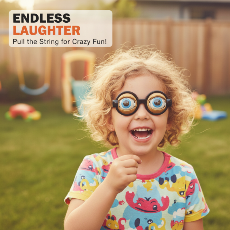 🔥CHRISTMAS SALE 40% OFF!!🏆Flash Sale💥Funny Glasses with Winking Eye Mechanism🥸