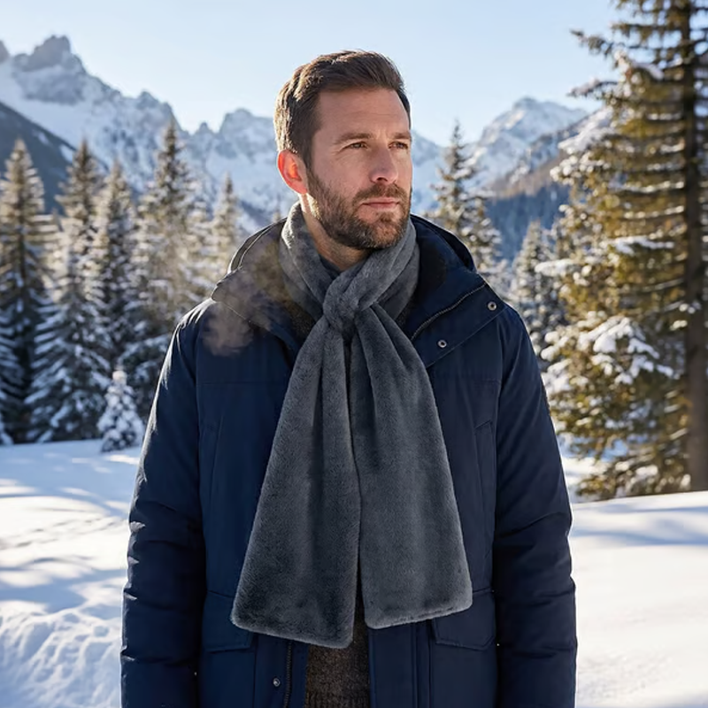 🧣 50% OFF NOW! 🎉 Cozy Scarf with Hidden Pocket – Warm, Soft & Secure Zipper