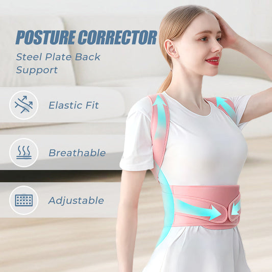 🔥HOT SALE 50%OFF🔥Steel Plate Back Support Posture Corrector