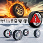 🚗Solar Real-Time Four-Wheel Display Tire Pressure Monitor