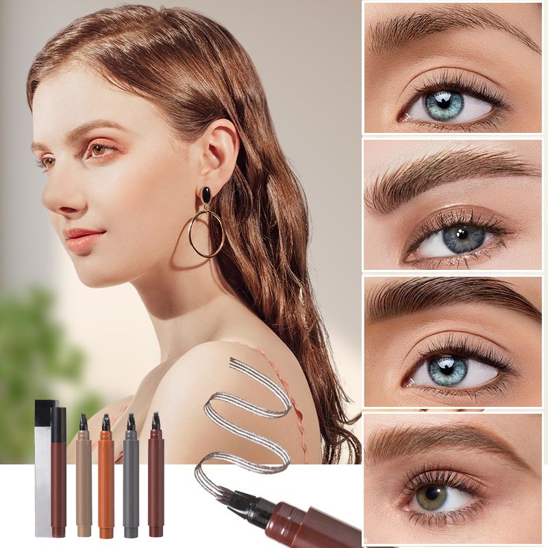 🥳2026 HOT SALE🥳💞50K+ SOLD!✏️👁️ 50% OFF! Waterproof 4‑Tip Beard & Eyebrow Pen – Natural hair strokes, smudge‑proof & long‑lasting. Fill & define with ease! 💨✨