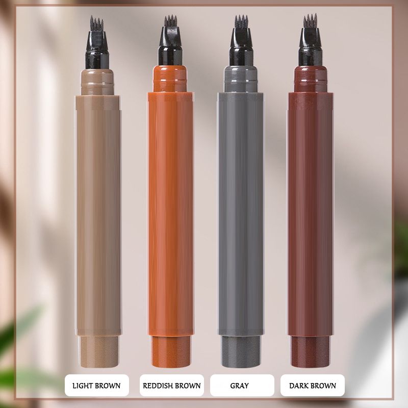 🥳2026 HOT SALE🥳💞50K+ SOLD!✏️👁️ 50% OFF! Waterproof 4‑Tip Beard & Eyebrow Pen – Natural hair strokes, smudge‑proof & long‑lasting. Fill & define with ease! 💨✨