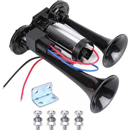 🔊Train Air Horn 120dB – Fits Trucks, Cars & Boats | 12V/24V, Waterproof & Tool-Free Install 🚛