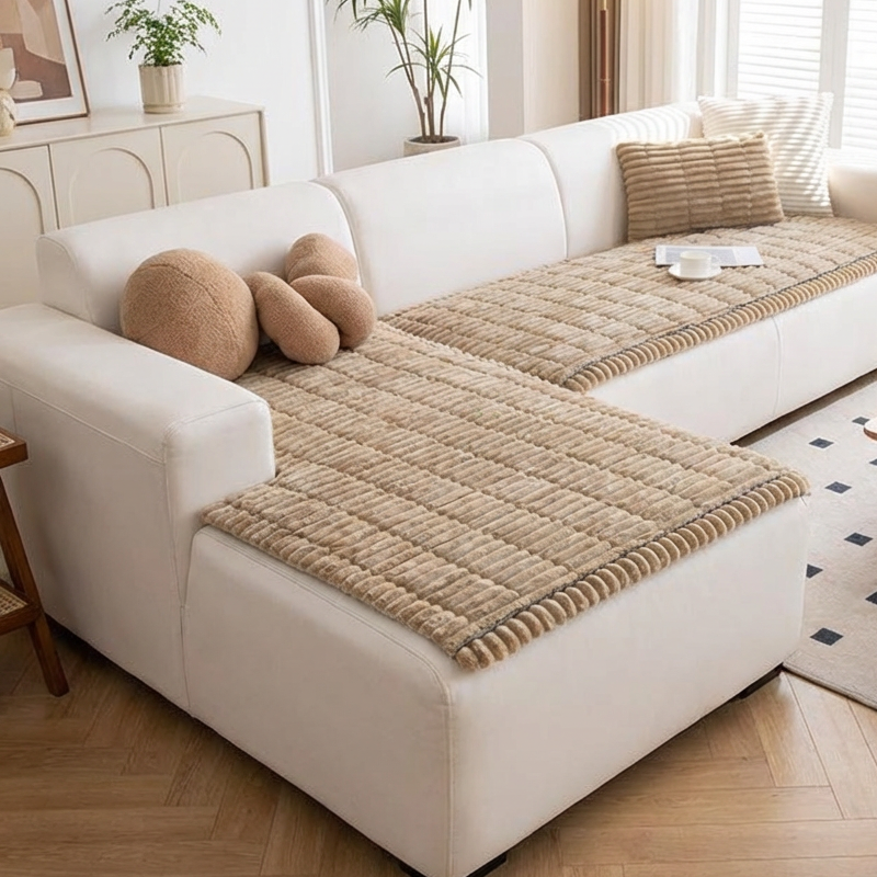 📢📢50%  OFF !! ⏰Quilted Corduroy Non-Slip Sofa Cushion