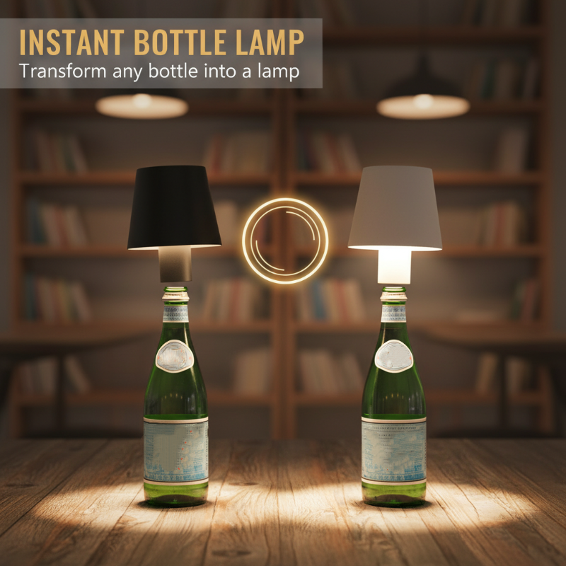 📢📢50% OFF !!!⏰Rechargeable LED Bottle Lamp