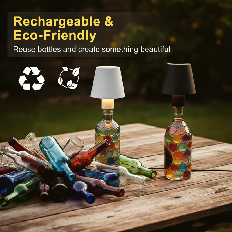 📢📢50% OFF !!!⏰Rechargeable LED Bottle Lamp