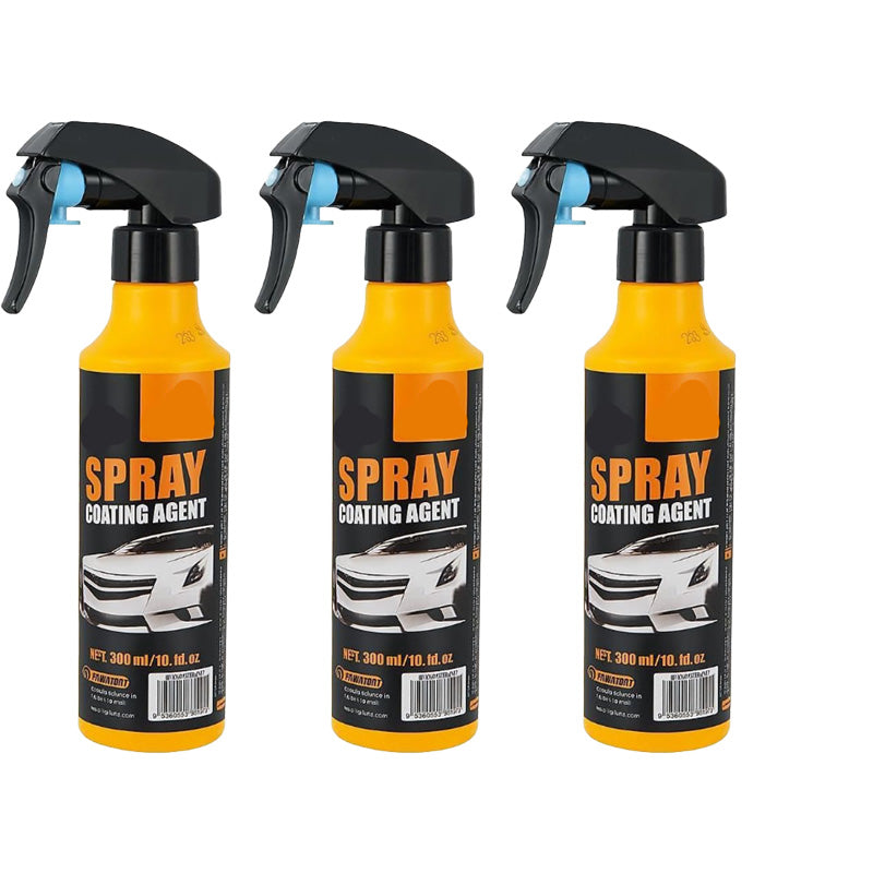 3‑in‑1 SiO₂ Ceramic Quick Coat Spray – Waterless Wash, Streak‑Free Gloss & Rain‑Beading Shield
