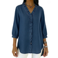 👚 50% OFF NOW! ✨ 2026 Women's Casual Ruffle V-Neck Shirt – Soft & Breathable, Flattering High-Low Hem & Effortless Style 🌸