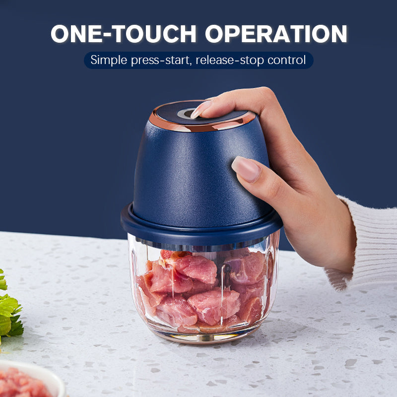 💗LAST DAY SALE 50% OFF⚡50K+ SOLD💕Powerful Large-Capacity Electric Food Chopper – Robust Motor, Smart Design & Stainless Steel Blades
