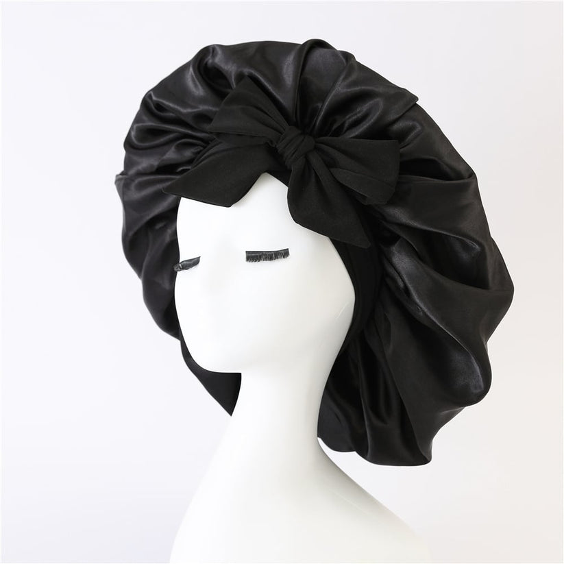 Layered Satin Hair Bonnet