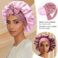 Layered Satin Hair Bonnet