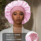 Layered Satin Hair Bonnet