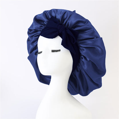 Layered Satin Hair Bonnet