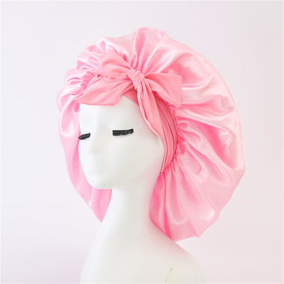 Layered Satin Hair Bonnet