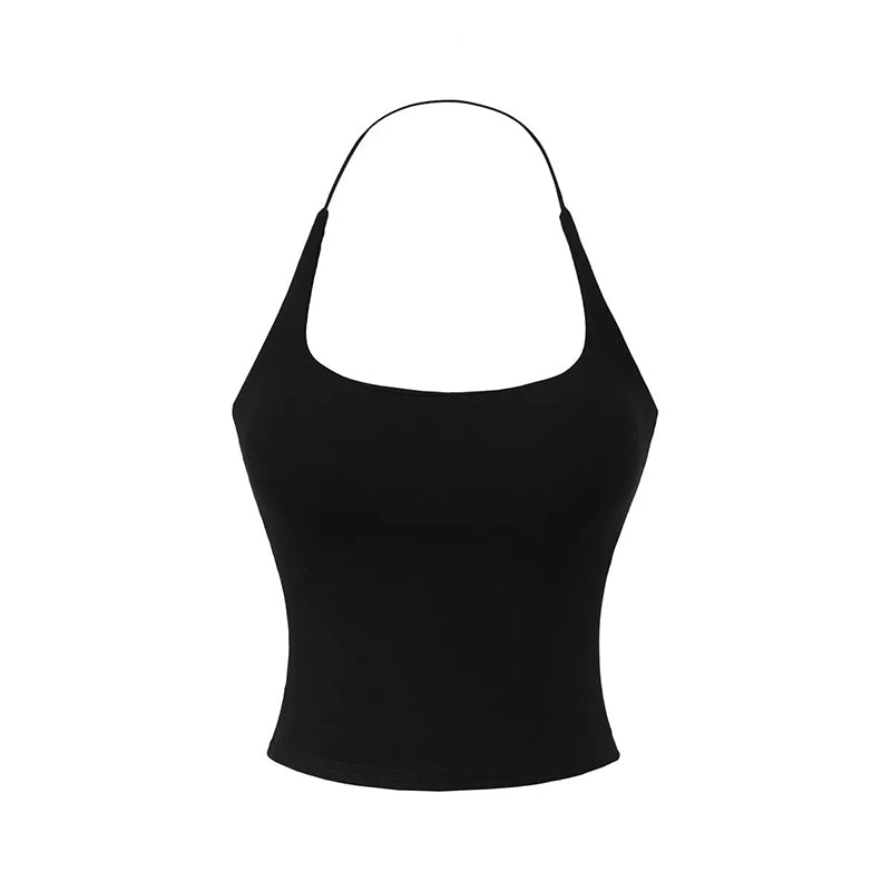👚 49% OFF FLASH SALE ! ⚡ Women's Open Back Top with Built-in Bra – Stylish Backless Design, Built-in Bra for Comfort, Breathable & Versatile 🌸