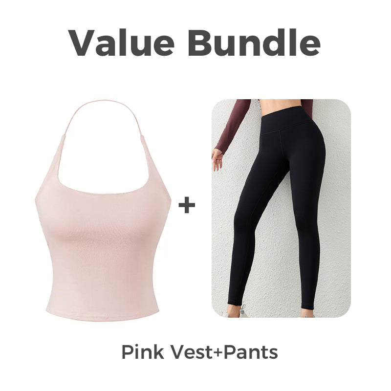 👚 49% OFF FLASH SALE ! ⚡ Women's Open Back Top with Built-in Bra – Stylish Backless Design, Built-in Bra for Comfort, Breathable & Versatile 🌸