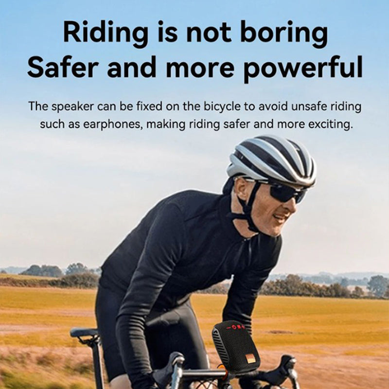 💎 50% OFF! 💎 Waterproof Bicycle Bluetooth Speaker – IPX5, TWS Stereo & TF Card Support