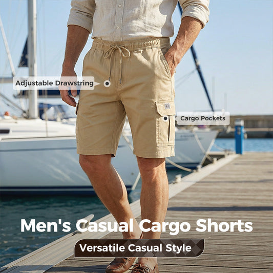 🥳2026 HOT SALE🥳💞50K+ SOLD!💥👴🩳  50% OFF! Lightweight Cargo Shorts – Breathable fabric, knee-length cut. Secure pockets for phone & keys. Comfortable all day long. ✅☀️