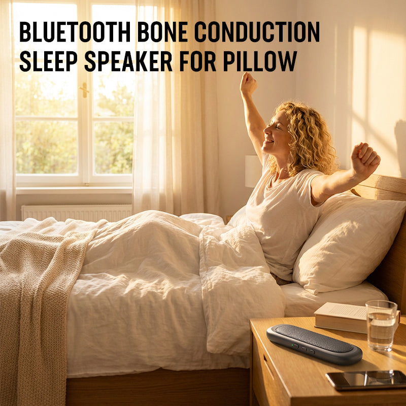 💕LAST DAY SALE 50% OFF!!✨Bluetooth Bone Conduction Sleep Speaker for Pillow